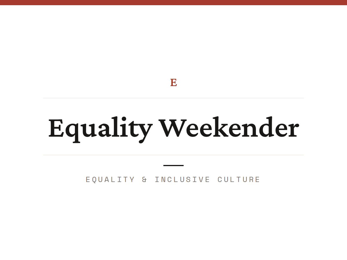 Equality Weekender logo