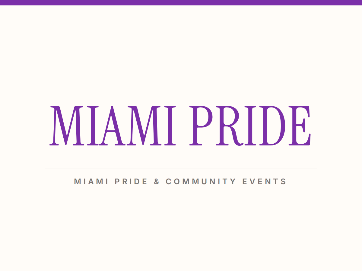 Miami Pride logo