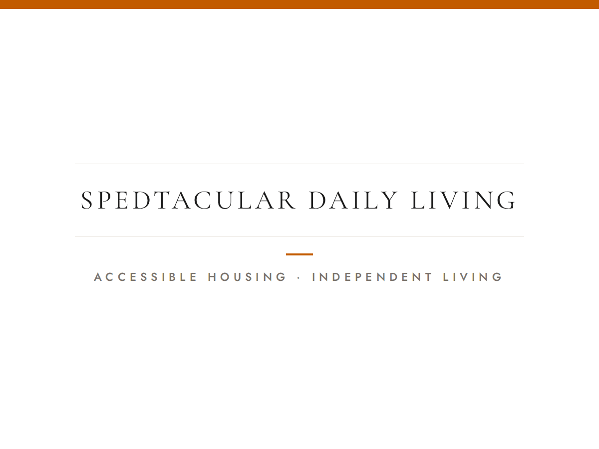 Spedtacular Daily Living logo